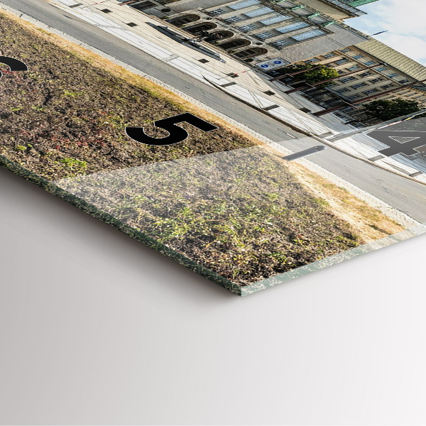 Reloj cuadrado Panorama de Ostrava