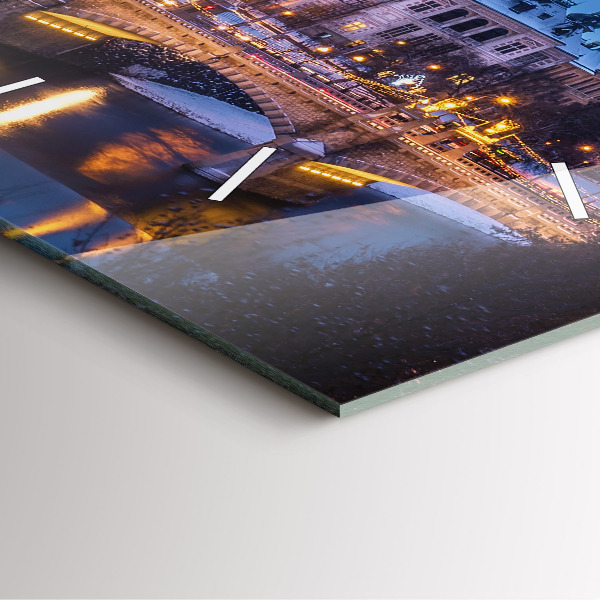 Reloj cuadrado Panorama de Pilsen