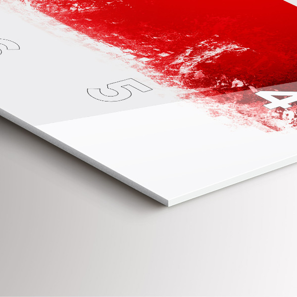 Reloj cuadrado Bandera de la República Checa