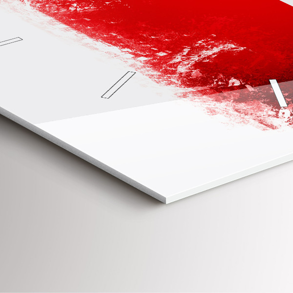 Reloj cuadrado Bandera de la República Checa