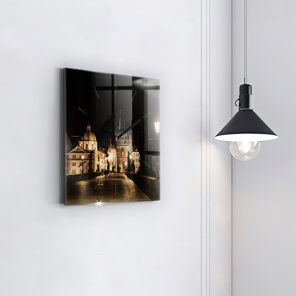 Reloj cuadrado Puente de Carlos en Praga