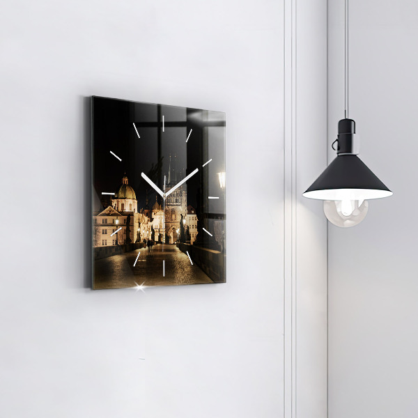 Reloj cuadrado Puente de Carlos en Praga