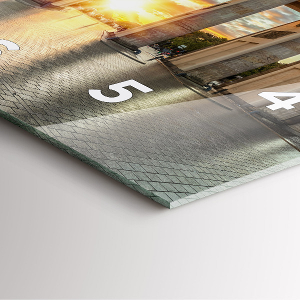 Reloj cuadrado Puerta de Brandemburgo en Berlín