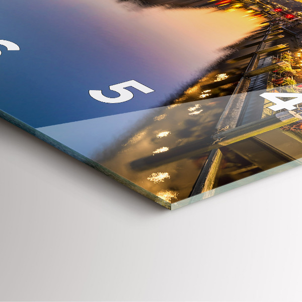 Reloj cuadrado Ayuntamiento de Hamburgo