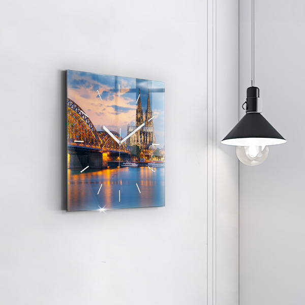 Reloj cuadrado Vista del ayuntamiento