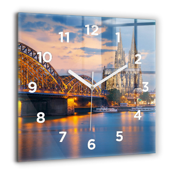 Reloj cuadrado Vista del ayuntamiento