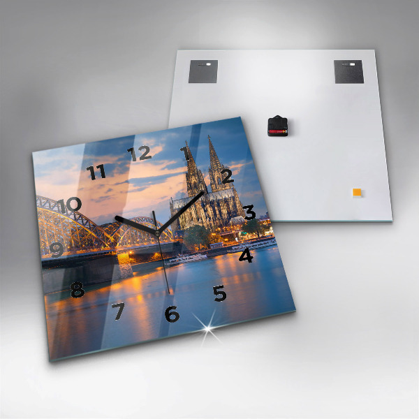 Reloj cuadrado Vista del ayuntamiento