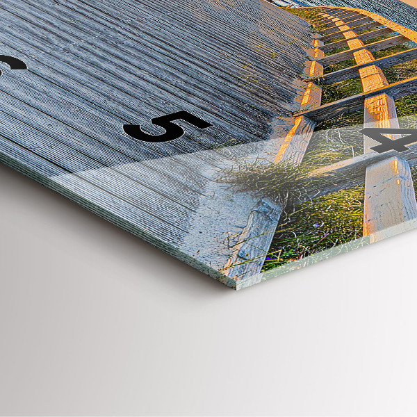 Reloj de pared cuadrado Vacaciones en la playa