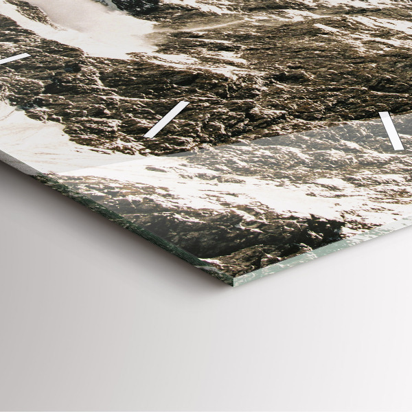 Reloj de pared cuadrado Montañas Watzmann