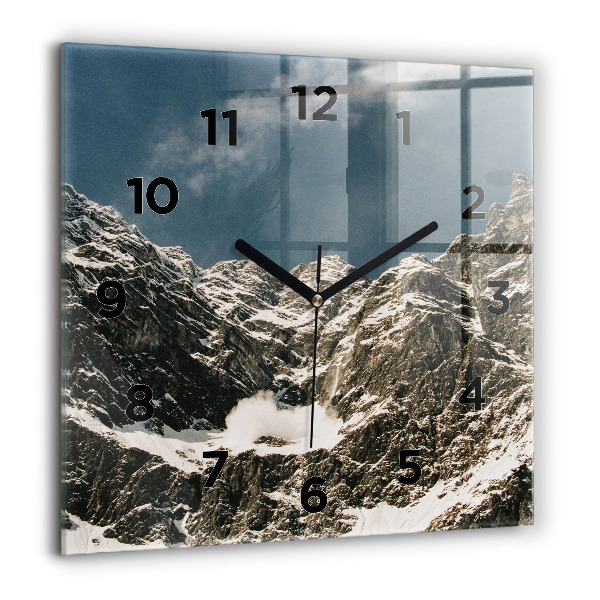Reloj de pared cuadrado Montañas Watzmann