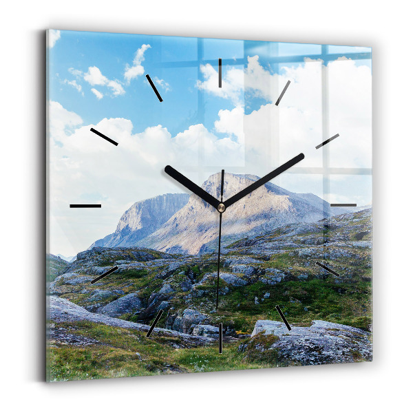 Reloj de pared cuadrado Paisaje rocoso