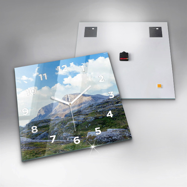 Reloj de pared cuadrado Paisaje rocoso