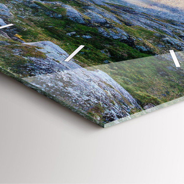 Reloj de pared cuadrado Paisaje rocoso