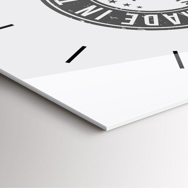 Reloj cuadrado Sello de Texas