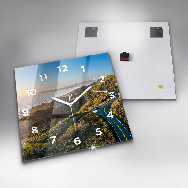Reloj de pared cuadrado Carretera de San Francisco