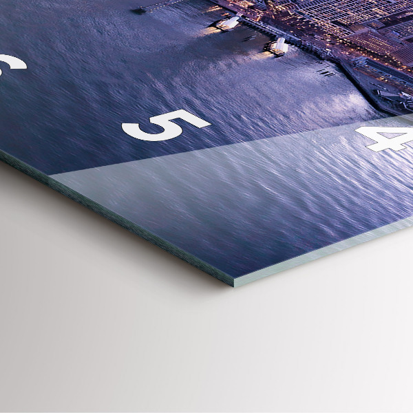 Reloj cuadrado Vista de San Francisco