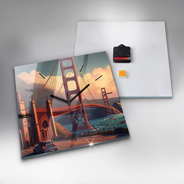 Reloj cuadrado Puente de San Francisco