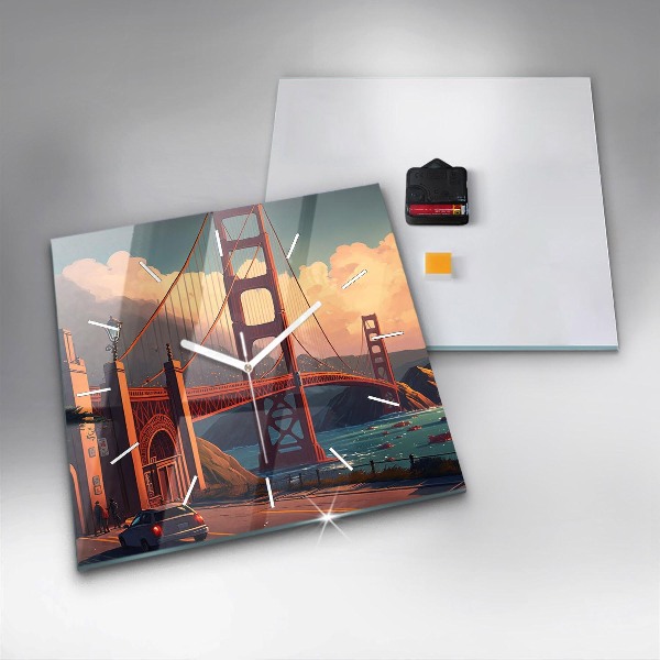 Reloj cuadrado Puente de San Francisco