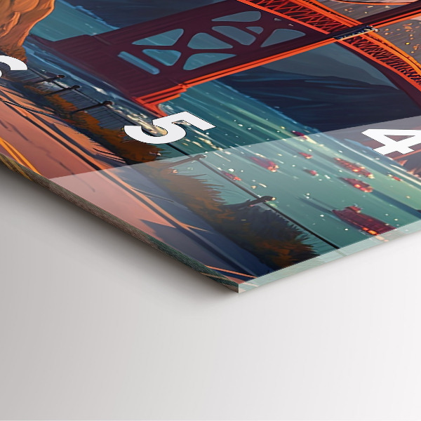 Reloj cuadrado Puente de San Francisco