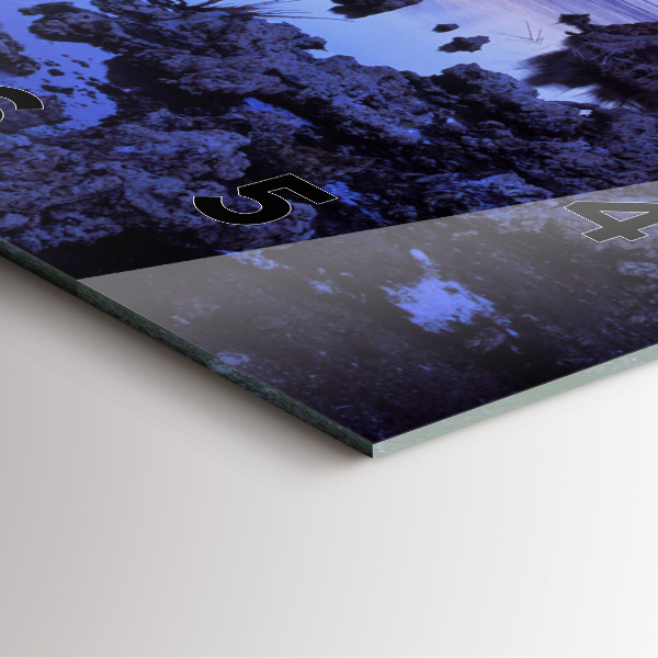 Reloj cuadrado Lago California