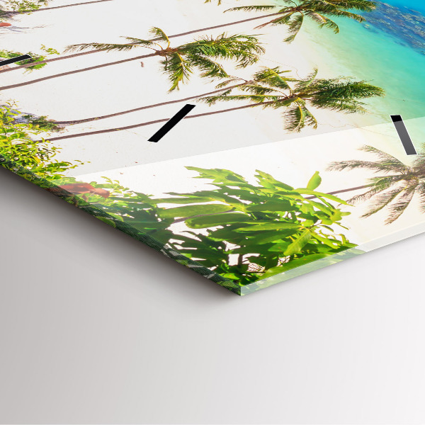 Reloj de pared cuadrado Parque nacional de Tailandia