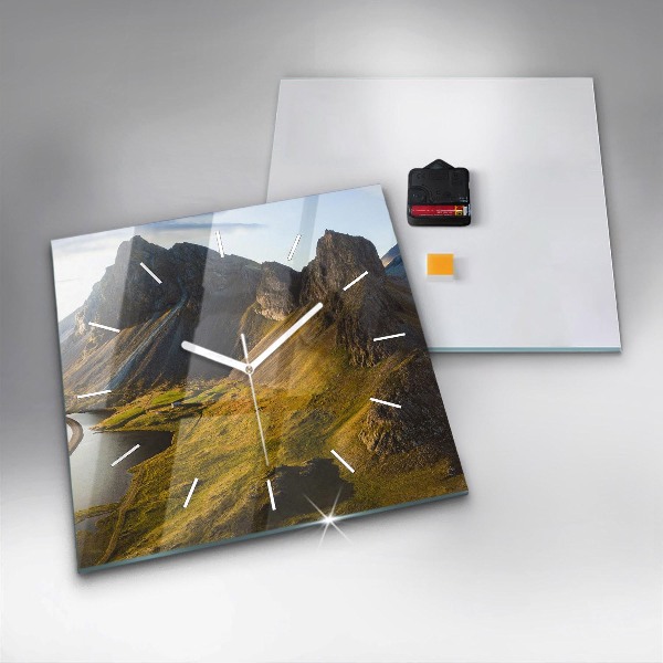 Reloj cuadrado Carretera en Islandia