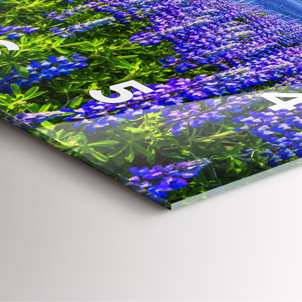 Reloj de pared cuadrado Vista de montaña Islandia