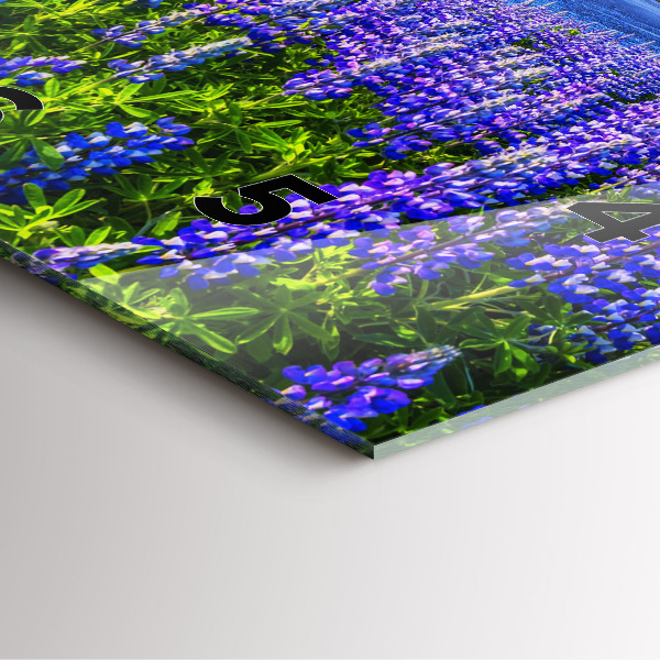 Reloj de pared cuadrado Vista de montaña Islandia