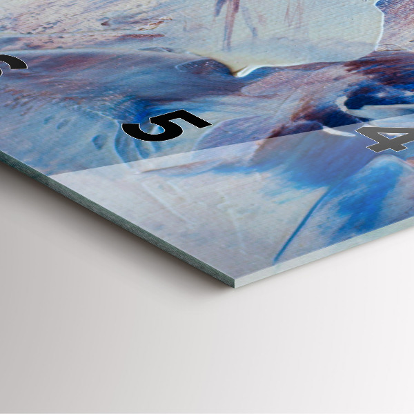 Reloj cuadrado Textura de pintura abstracta