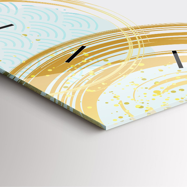 Reloj cuadrado Motivo decorativo