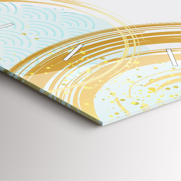 Reloj cuadrado Motivo decorativo