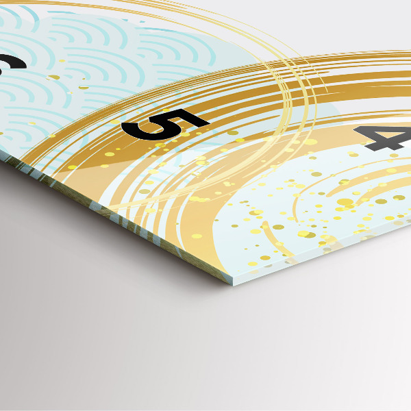 Reloj cuadrado Motivo decorativo