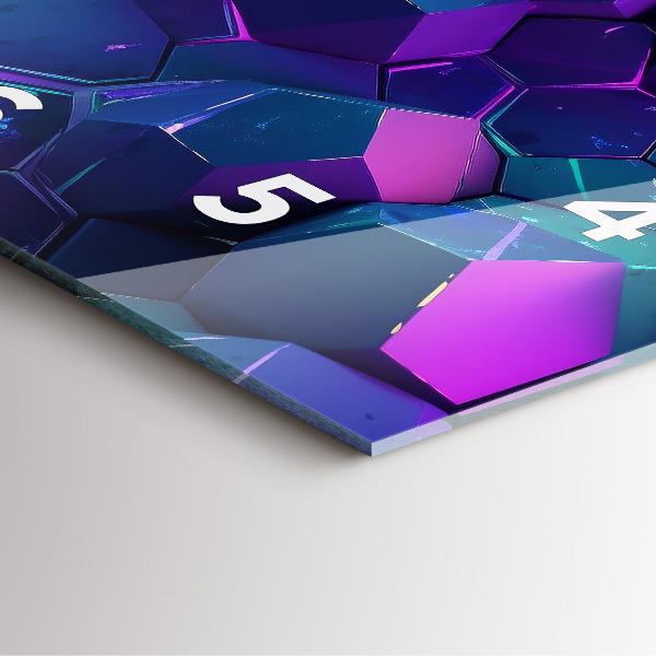 Reloj de pared cuadrado Formas geométricas