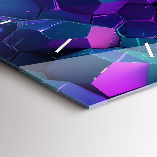 Reloj de pared cuadrado Formas geométricas