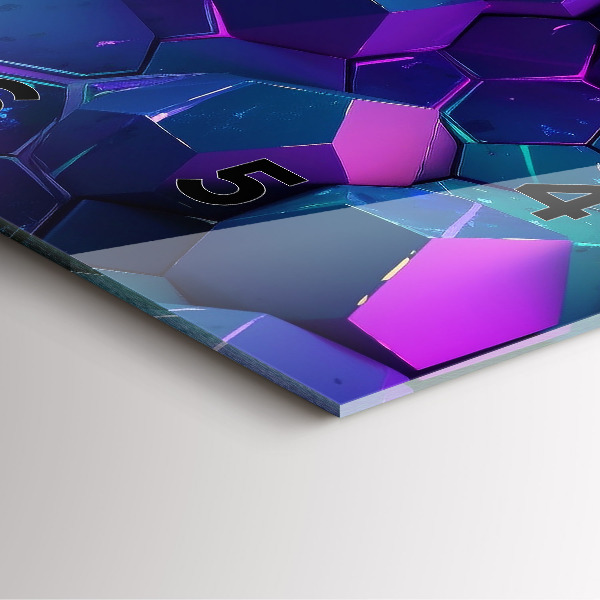 Reloj de pared cuadrado Formas geométricas