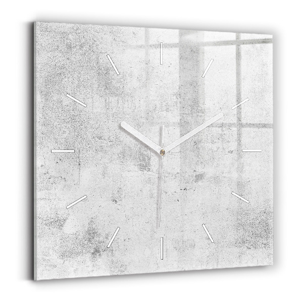 Reloj cuadrado Muro de hormigón