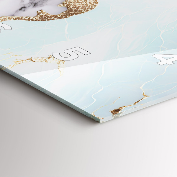 Reloj cuadrado Mármol