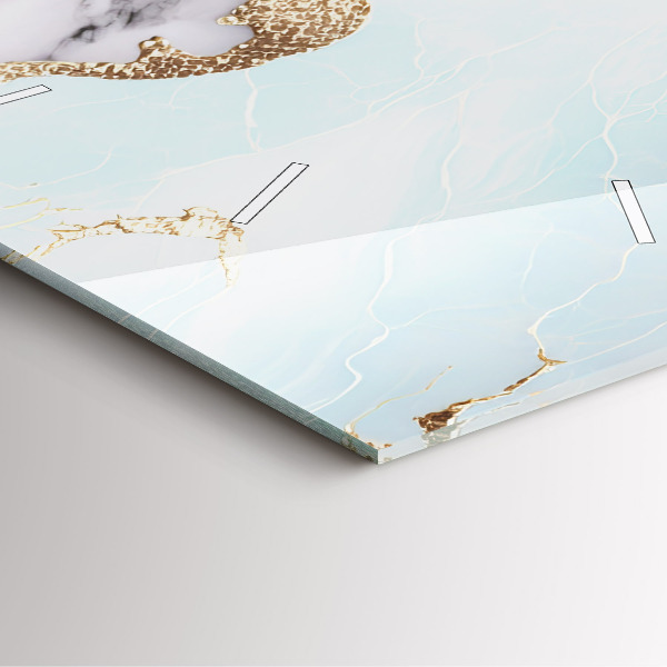 Reloj cuadrado Mármol