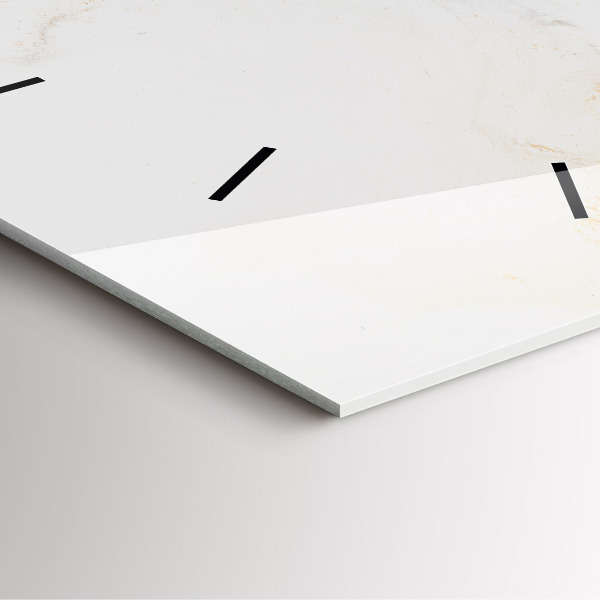 Reloj cuadrado Arte en mármol