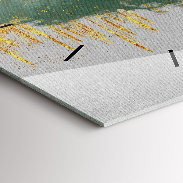 Reloj de pared cuadrado Patrón decorativo