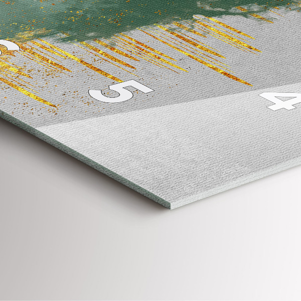 Reloj de pared cuadrado Patrón decorativo