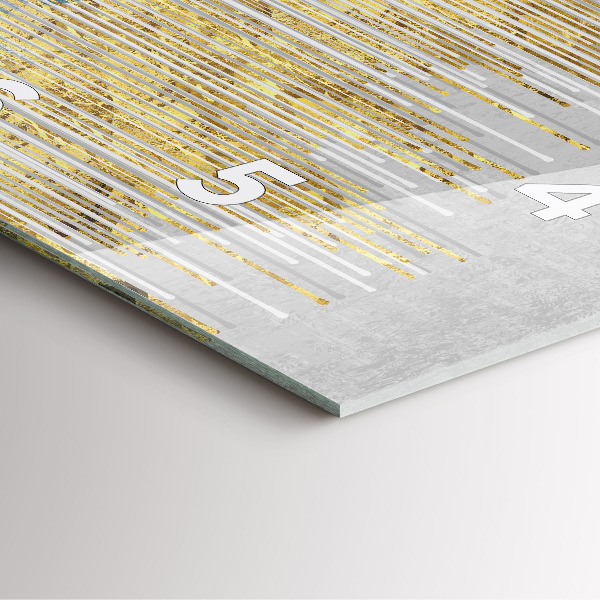 Reloj cuadrado Patrón decorativo