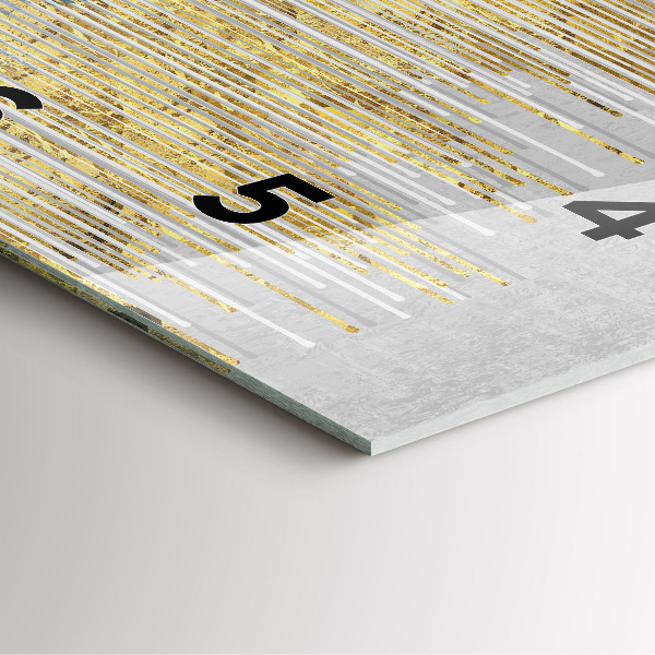 Reloj cuadrado Patrón decorativo