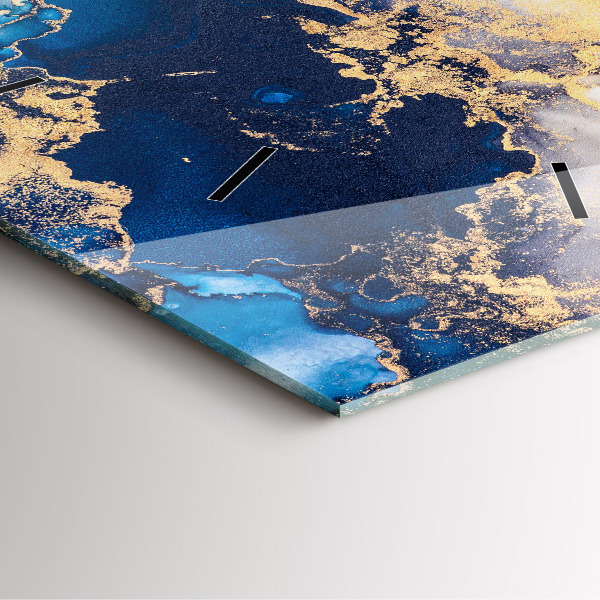 Reloj de pared cuadrado Patrón de mármol