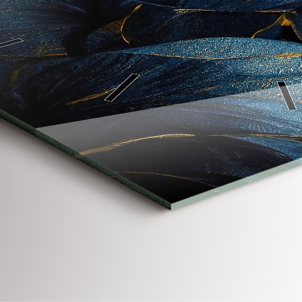 Reloj cuadrado Flores decorativas