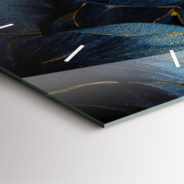 Reloj cuadrado Flores decorativas