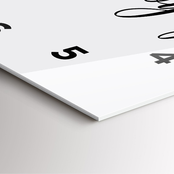 Reloj cuadrado Inscripción Bon voyage