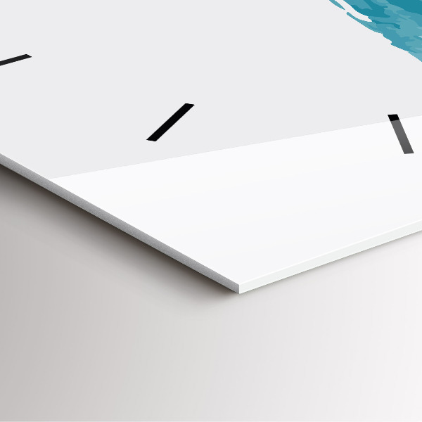 Reloj de pared cuadrado Pinceladas