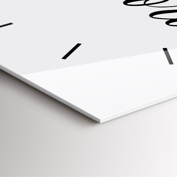 Reloj cuadrado Inscripción de recuerdos