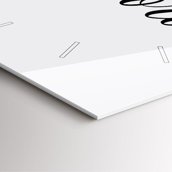 Reloj cuadrado Inscripción de recuerdos